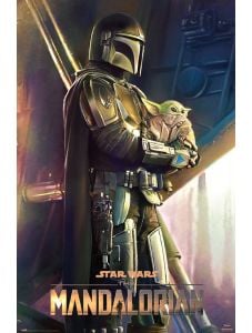 Голям плакат Star Wars The Mandalorian Clan of Two
