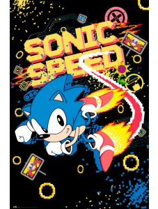 Голям плакат Sonic Speed