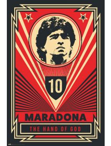 Голям плакат Maradona The Hand Of God