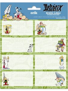 Ученически етикети Grupo Erik - Asterix And Obelix, 16 бр.