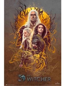 Голям плакат The Witcher 2 Group