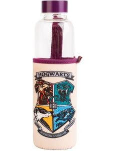 Стъклена бутилка за вода Harry Potter Hogwarts, 500 мл.