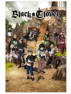Голям плакат Black Clover - Black Bull Squad And Yuno