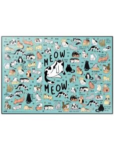 Подложка за бюро Meow Meow