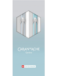 Комплект химикал и автоматичен молив Caran D'Ache 849 Blue Lagoon Special Edition