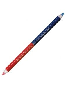 Двупосочен молив в два цвята - син и червен