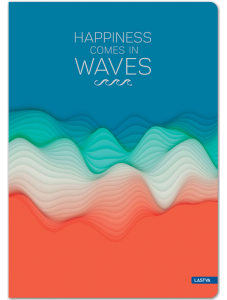 Тетрадка Lastva Waves, A5, 96 листа, широки редове