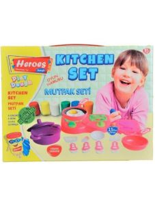 Игрален комплект Heroes Play Dough - Кухня