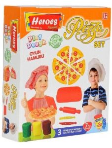 Игрален комплект Heroes Play Dough - Приготвяне на пица
