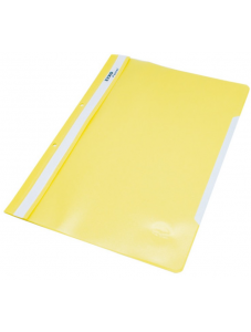 Папка с перфорация B-max, A4, пастелна жълта