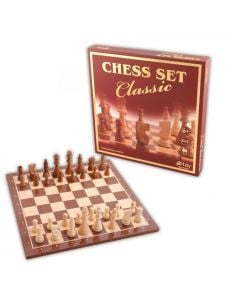 Класически комплект шах, фигурки + дъска