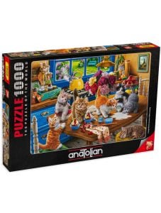 Пъзел Anatolian: Котенца в кухнята, 1000 части
