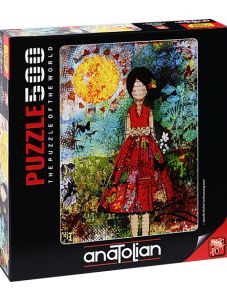 Пъзел Anatolian - Слънчево момиче, 500 части