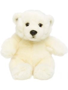 Плюшена играчка WWF - Полярна мечка, седяща, 15 см.