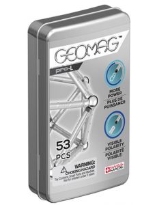 Магнитен конструктор Geomag - Pro-L Pocket, 53 части