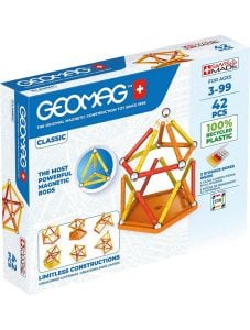 Магнитен конструктор Geomag - Classic, 42 части