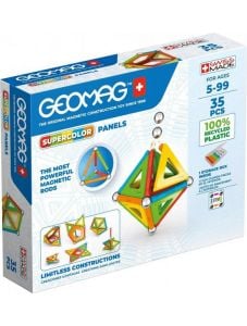 Магнитен конструктор Geomag - Supercolor Panels, 35 части