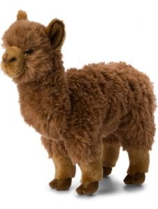 Плюшена играчка WWF - Кафява алпака, 31 см.