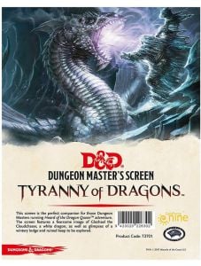 Dungeons & Dragons Campaign Book - Dungeon Master's Screen Tyranny of Dragons