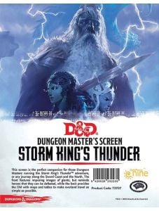 Dungeons & Dragons Campaign Book - Dungeon Master's Screen Storm King's Thunder