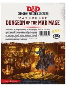 Dungeons & Dragons Campaign Book - Dungeon Master's Screen Waterdeep - Dungeon of the Mad Mage