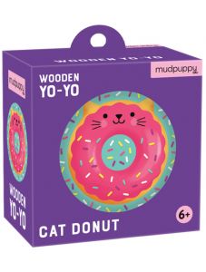Дървено Йо-Йо Mudpuppy Cat Donut
