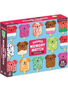 Мемори игра с форма Mudpuppy - Сладоледи