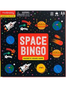 Магнитна настолна игра Mudpuppy - Space Bingo