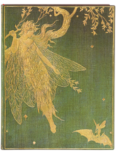 Тефтер Paperblanks - Olive Fairy, мека корица, 17 х 22.5 см.