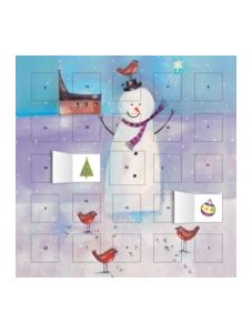Snowman and Robin Advent Calendar (with Stickers)