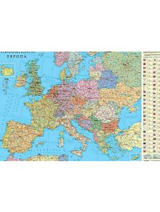 Стенна карта Европа