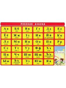 Табло: Руска азбука