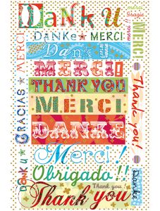 Картичка Editor: Благодаря на различни езици