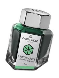 Мастило за писалка Caran d'Ache Vibrant Green