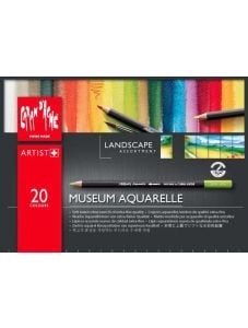 Акварелни моливи Caran d'Ache Мuseum Landscape, 20 Цвята