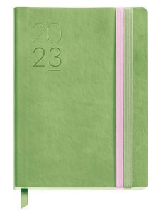 Бележник - органайзер Miquelrius Journal Flexible Pastel Verde за 2023 г. — един ден на страница