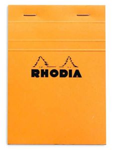 Оранжев блок - пад Rhodia Basics №13 - 80 листа на малки квадратчета