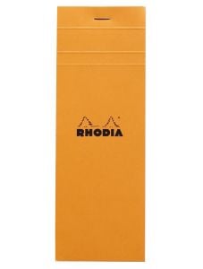 Оранжев блок - пад Rhodia Basics №8 - 80 листа на малки квадратчета