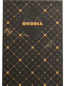 Блок - пад Rhodia Heritage Quadrille Black А5, 70 страници на малки квадратчета