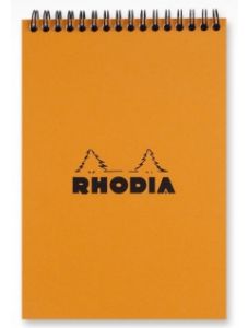 Блок пад Rhodia със спирала