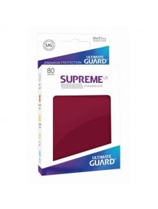 Протектори за карти Ultimate Guard: Supreme Sleeves бордо, 80 бр.