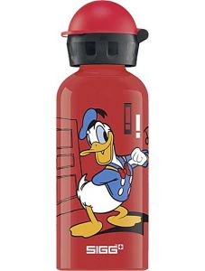 Червена алуминиева бутилка Sigg KBT Donald Duck, 0.400 л.