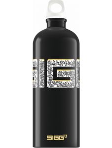 Черна алуминиева бутилка Sigg ST Crispy, 1 л.