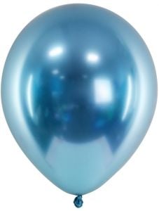 Комплект сини балони PartyDeco, 10 бр.