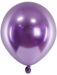 Комплект лилави балони PartyDeco, 50 бр.