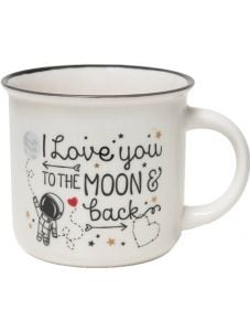 Порцеланова чаша Legami - I love you to the moon and back