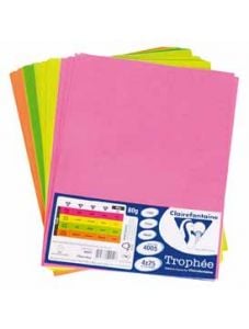 Цветна копирна хартия Clairefontaine, неонови цветове