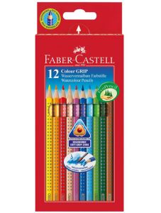 Акварелни цветни моливи Faber-Castell, 12 цвята
