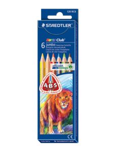 Цветни моливи Staedtler, 6 цвята