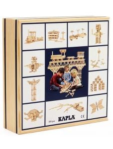 Дървен конструктор Kapla, 100 части
